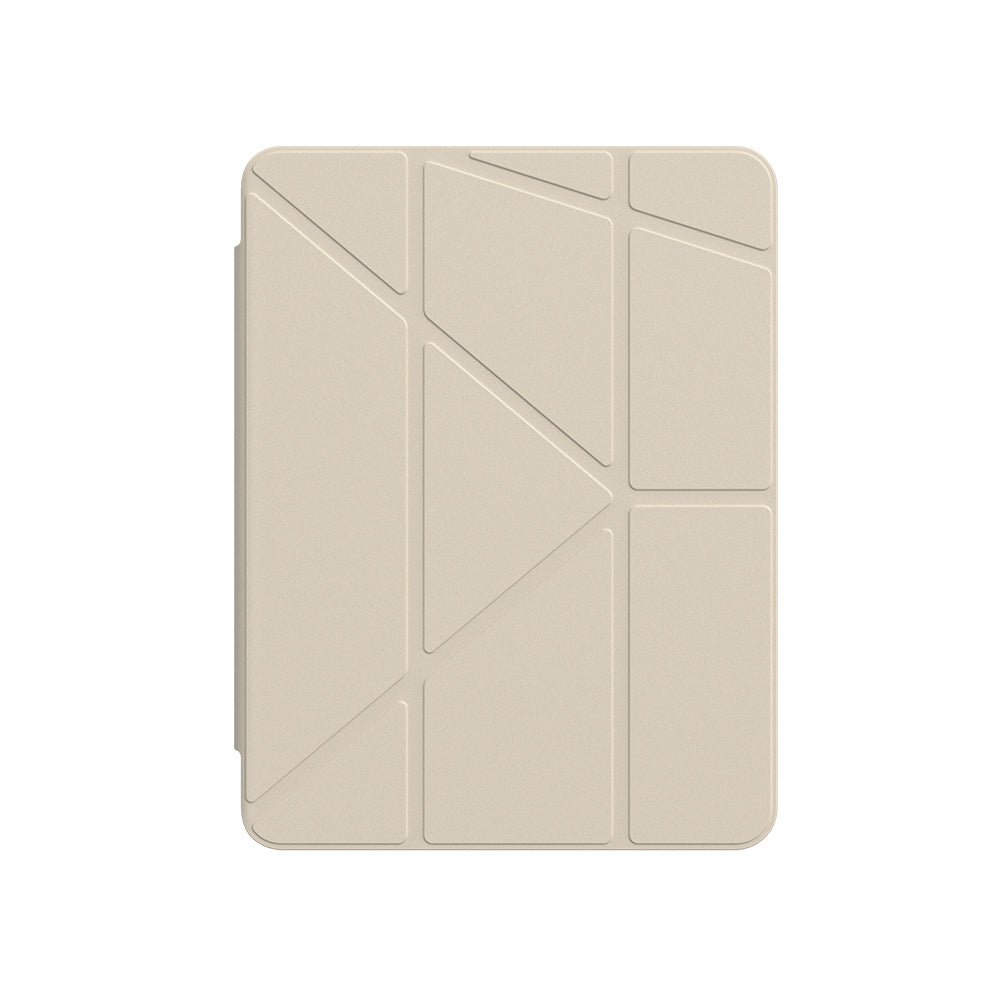 JTLEGEND iPad Air 11"/10.9" 2020~2026 LUMI相機快取多角度折疊防潑水布紋保護殼（筆槽款）