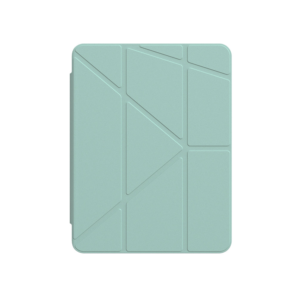 JTLEGEND iPad Air 11"/10.9" 2020~2026 LUMI相機快取多角度折疊防潑水布紋保護殼（筆槽款）