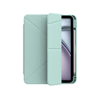 JTLEGEND iPad Air 13"/ Pro12.9" 2020~2026 LUMI相機快取多角度折疊防潑水布紋保護殼（筆槽款）