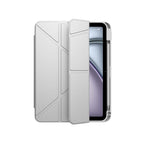 JTLEGEND iPad Air 11"/10.9" 2020~2026 LUMI相機快取多角度折疊防潑水布紋保護殼（筆槽款）
