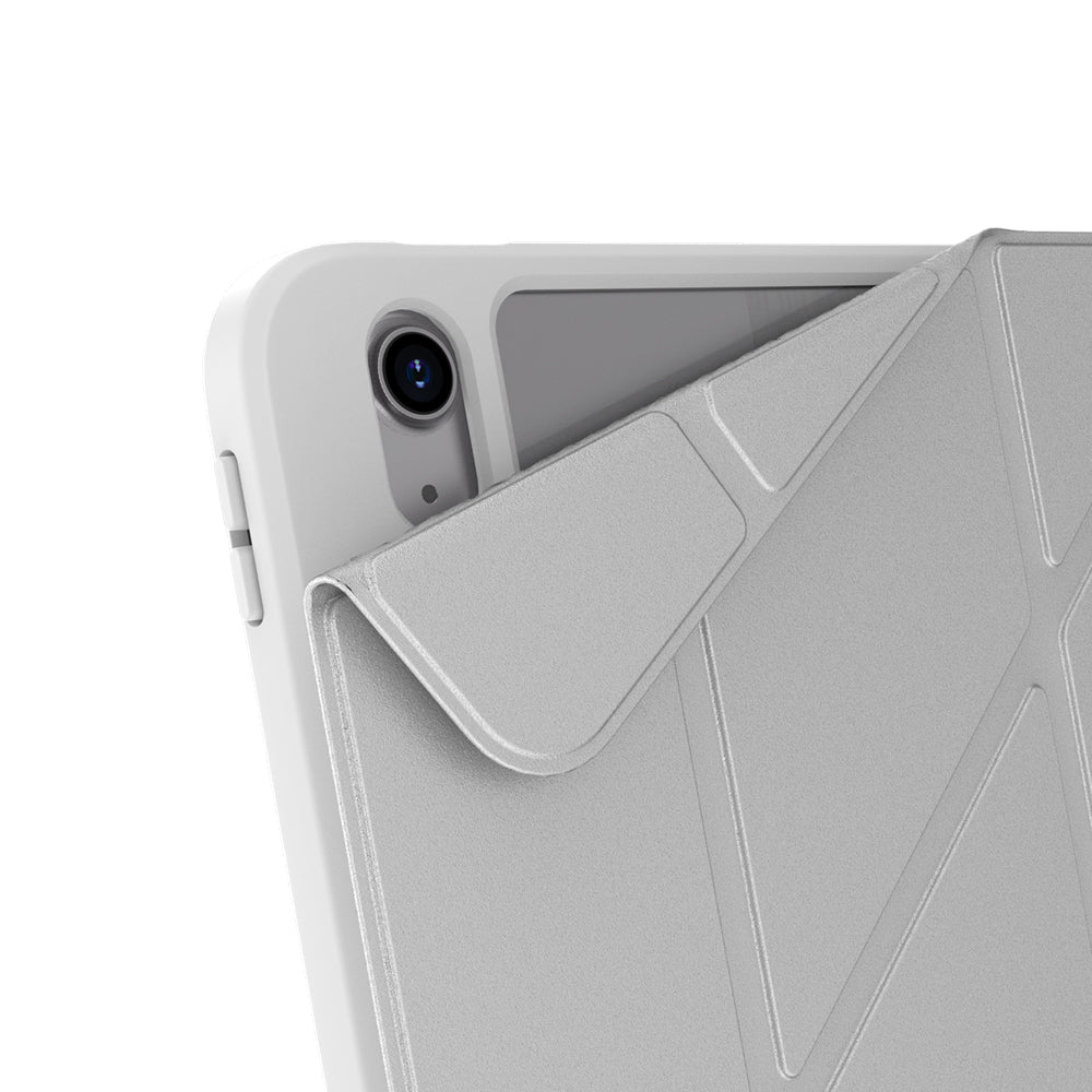 JTLEGEND iPad Air 13"/ Pro12.9" 2020~2026 LUMI相機快取多角度折疊防潑水布紋保護殼（筆槽款）