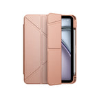 JTLEGEND iPad Air 11"/10.9" 2020~2026 LUMI相機快取多角度折疊防潑水布紋保護殼（筆槽款）