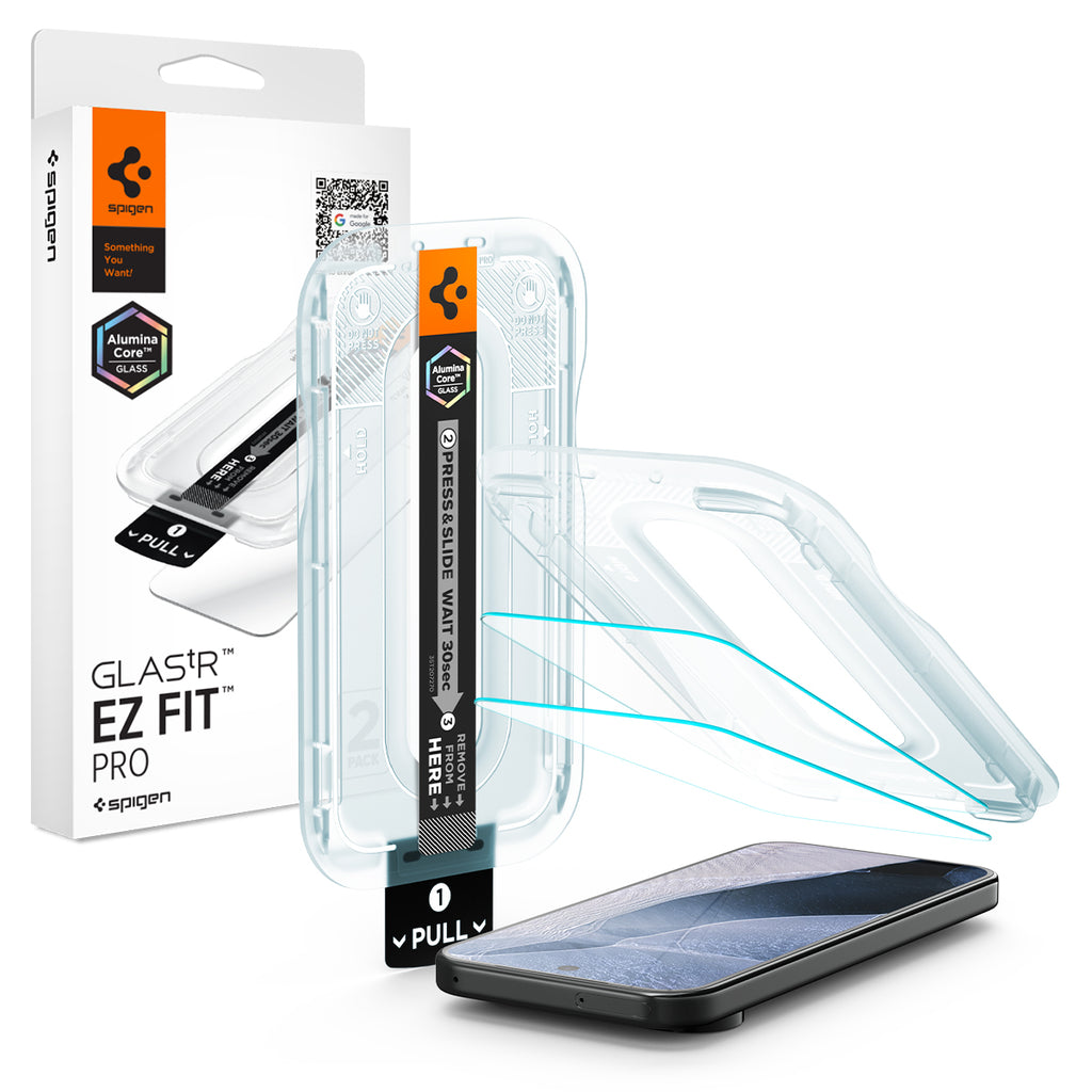 Spigen Google Pixel 11 Pro XL Glas.tR EZ Fit Pro-快易貼 2入組
