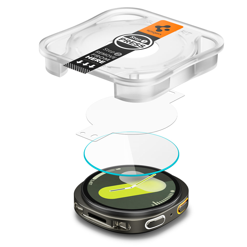 Spigen Galaxy Watch 9/8 (44mm) Glas.tR EZ Fit -快易貼 2入