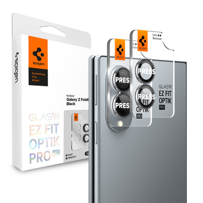 Spigen Galaxy Z Fold 8 Glas.tR EZ Fit Optik Pro HD Black-鏡頭保護貼 2入