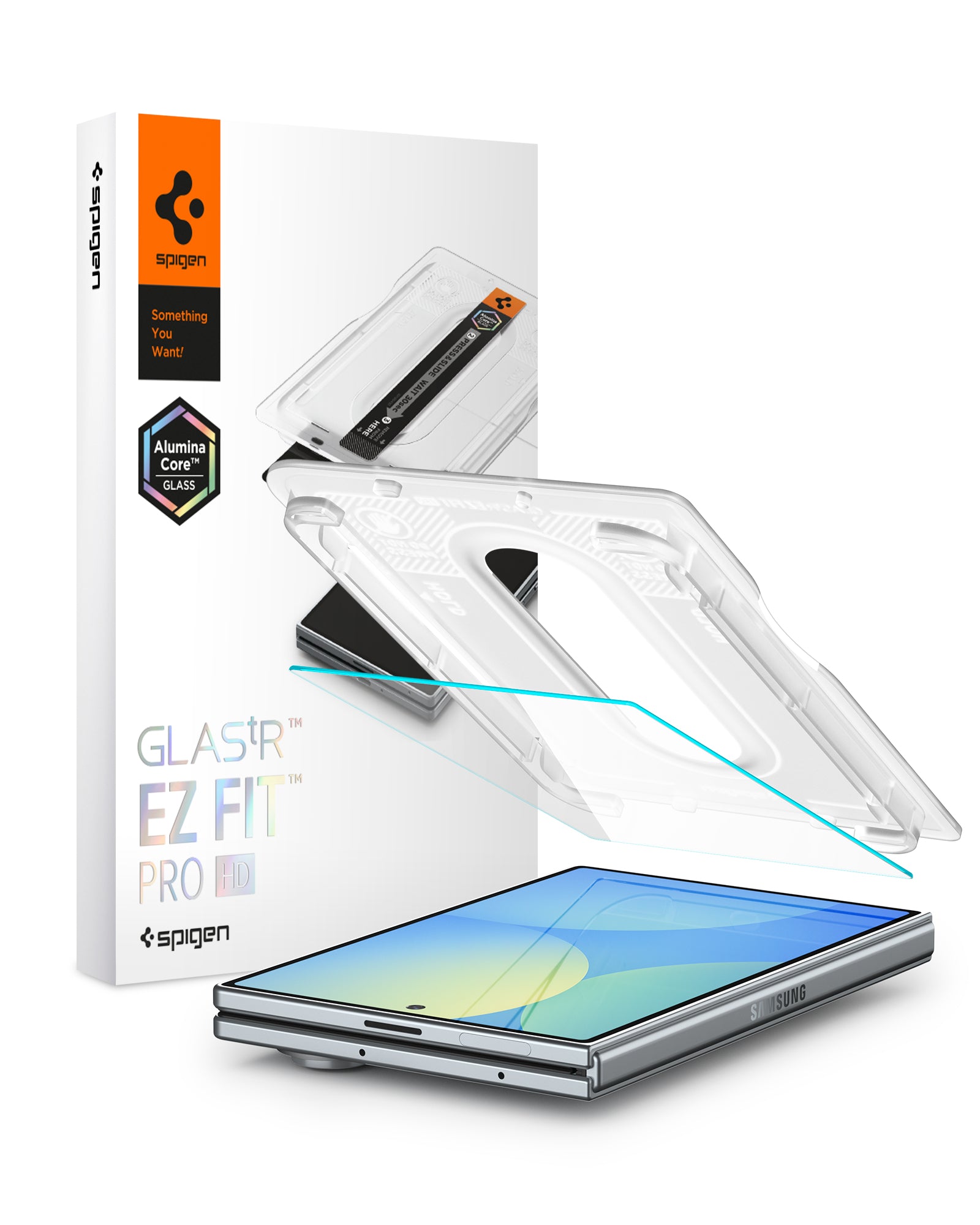 Spigen Galaxy Z Fold 8 Glas.tR EZ Fit Pro HD (2P)-玻璃保護貼(含快貼板)