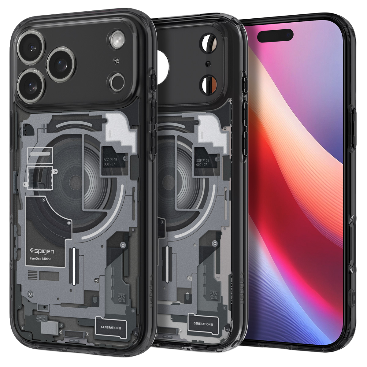 Spigen iPhone 17 Pro Ultra Hybrid MagFit-磁吸防摔保護殼(透視結構)