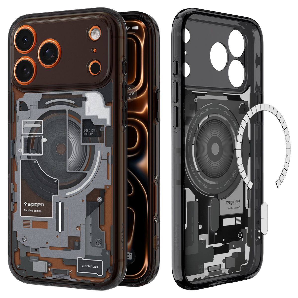Spigen iPhone 17 Pro Ultra Hybrid MagFit-磁吸防摔保護殼(透視結構)