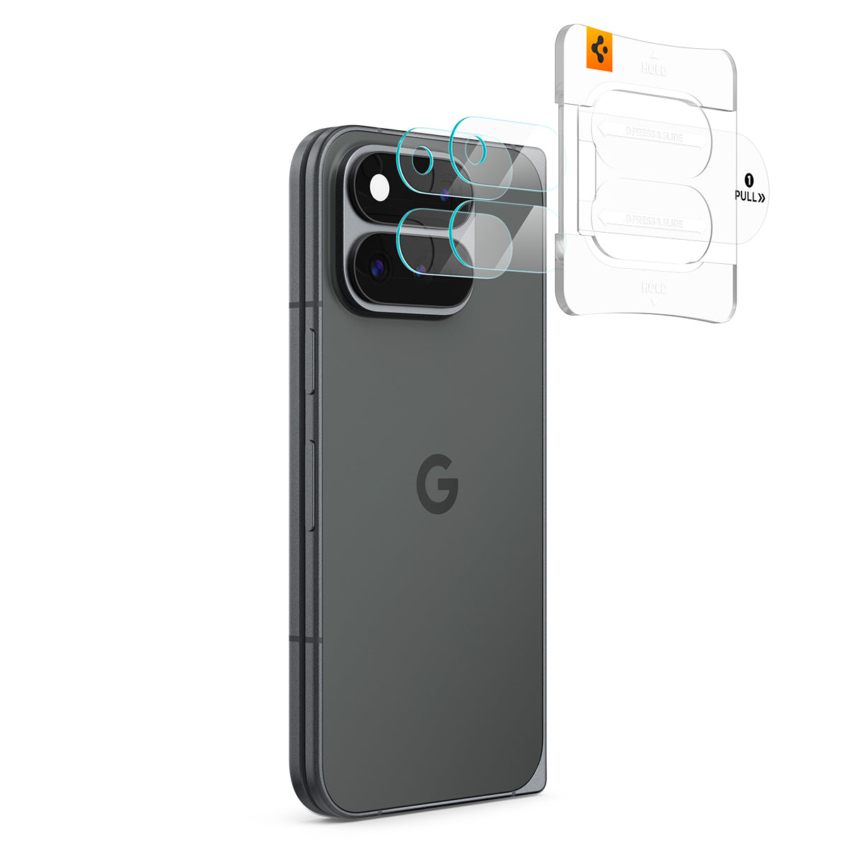 Spigen Google Pixel 11 Pro Fold Glas.tR EZ Fit Pro Optik (2P)-鏡頭保護貼(含快貼板)